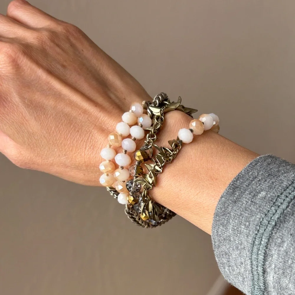 Chloe +‎ Isabel Fringe Wrap Beaded Bracelet